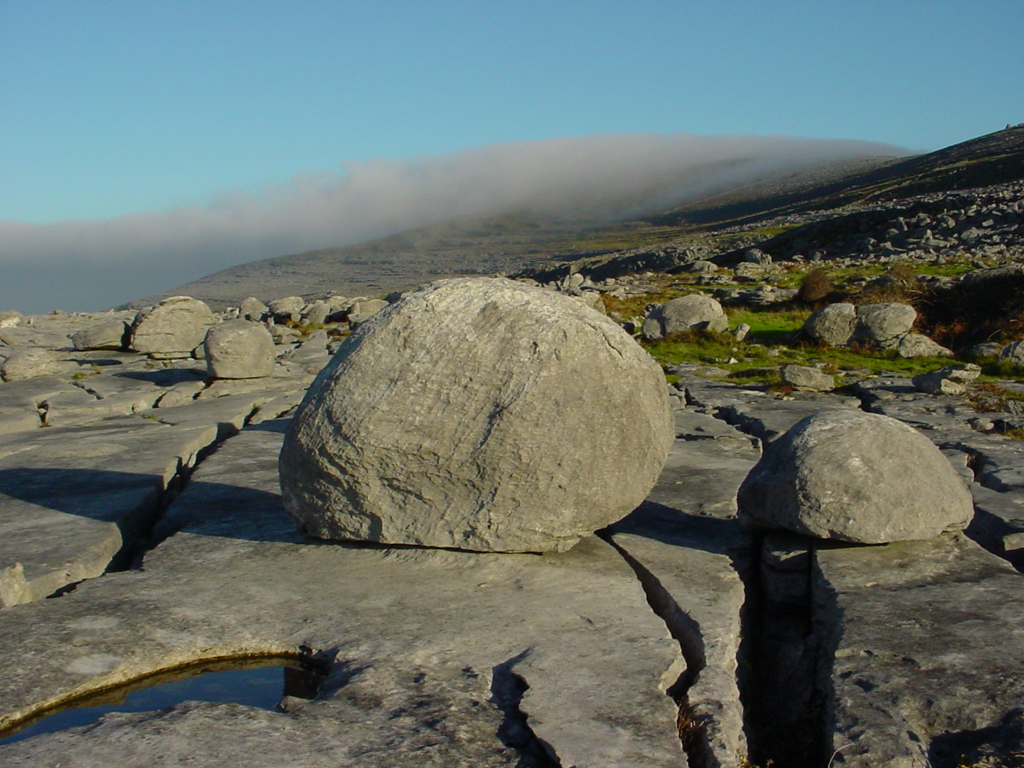 Burren glacial erratics