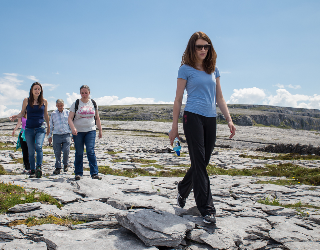 Burren hill walking